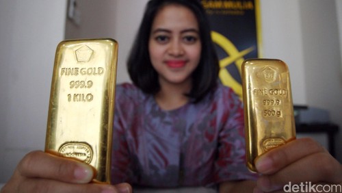 Harga Emas Antam Naik Rp 4.000/Gram