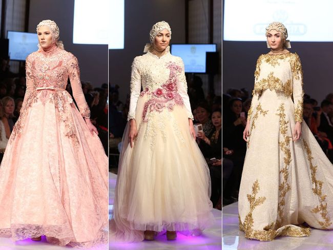 Foto: Pesona Gaun Mutiara Anniesa Hasibuan di Couture 