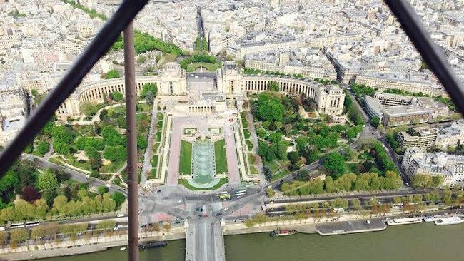 Seperti Ini Pemandangan dari Puncak Menara  Eiffel 