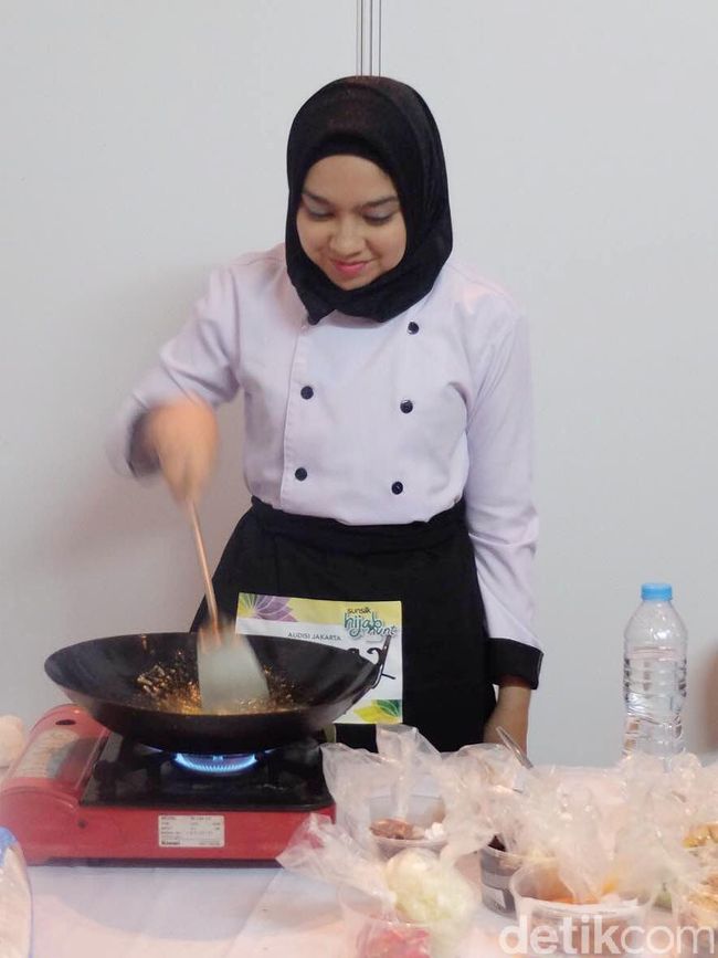 Calon Chef Hijabers Cantik Pamer Bakat Masak  di Sunsilk 