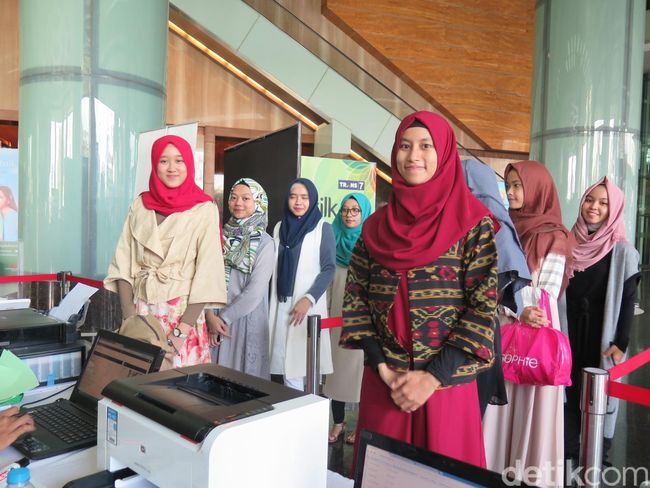 Foto: Antusiasme Peserta Sunsilk Hijab Hunt di Audisi Hari 