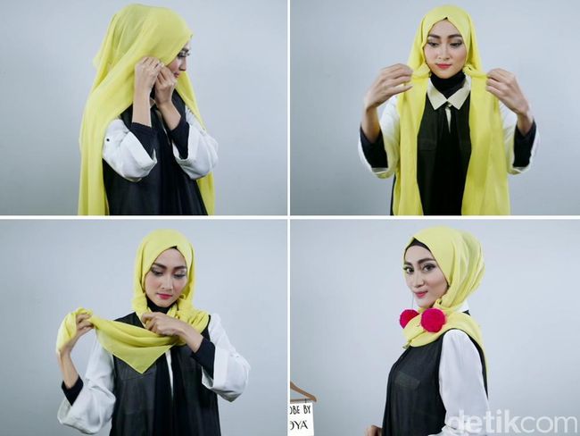Tutorial Hijab Menggunakan Anting Pompom | til hits pakai anting pom pom dengan tutorial hijab ini Tutorial Hijab Menggunakan Anting Pompom | til hits pakai anting pom pom dengan tutorial hijab ini