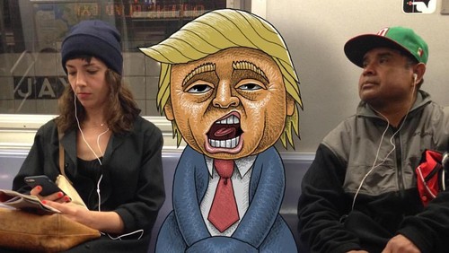 Inspirasi Seni Doodle dari Kereta Komuter