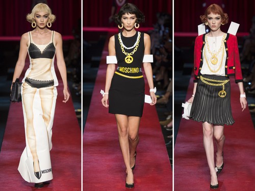 Keunikan Koleksi Moschino Hadirkan Boneka Kertas & Pil di Milan Fashion Week