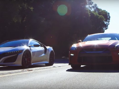 Acura NSX Lawan Nissan GT-R