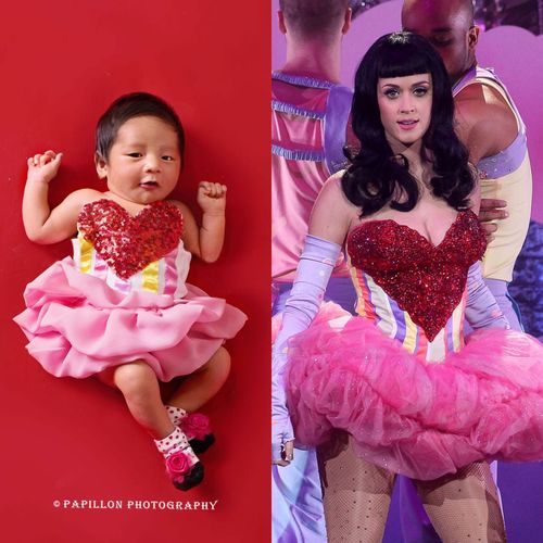 Foto Menggemaskan Bayi Penyanyi Nindy Jadi Katy Perry Hingga Lady Gaga 2