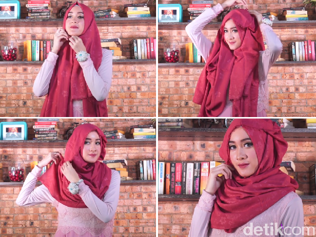 Tutorial Hijab untuk Kondangan, Kurang dari 3 Menit