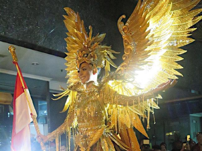 Kostum Megah Burung Garuda Akan Dipakai Puteri Indonesia 