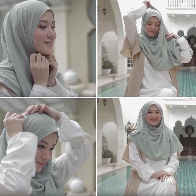Tutorial Hijab Menutup Dada Hanya 30 Detik dari Lyra Virna