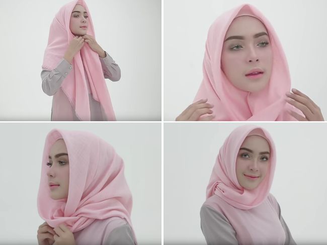 Tutorial Hijab Paris Ala Selebgram Cantik Asal Bogor, Hamidah
