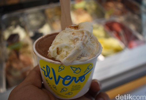 Il Vero Gelateria: Lembutnya Artisan Gelato Rasa Bacio dan Salted Caramel Biscuit Il Vero Gelateria: Lembutnya Artisan Gelato Rasa Bacio dan Salted Caramel Biscuit