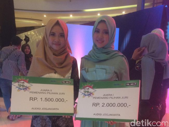 Top 3 Peserta Audisi Sunsilk Hijab Hunt Yogyakarta dapat 