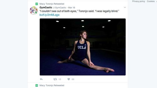 Meski Berpenyakit Langka, Atlet Ini Juarai Kompetisi Senam Lantai Meski Berpenyakit Langka, Atlet Ini Juarai Kompetisi Senam Lantai