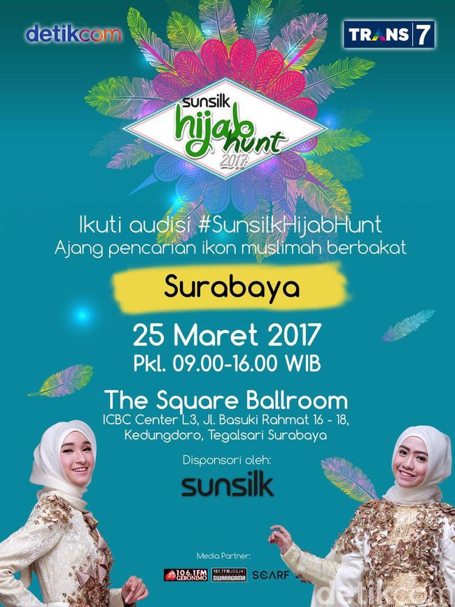 Hari Ini, Audisi Sunsilk Hijab Hunt 2017 Digelar di Surabaya