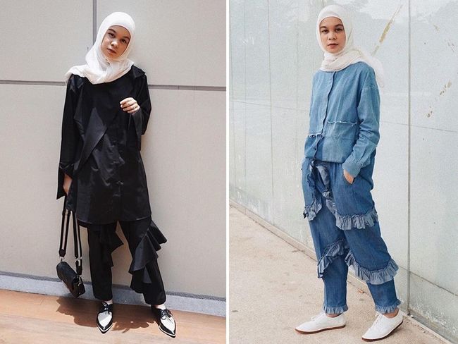 Foto Gaya Stylish Tantri Namirah Istri Haykal Kamil 