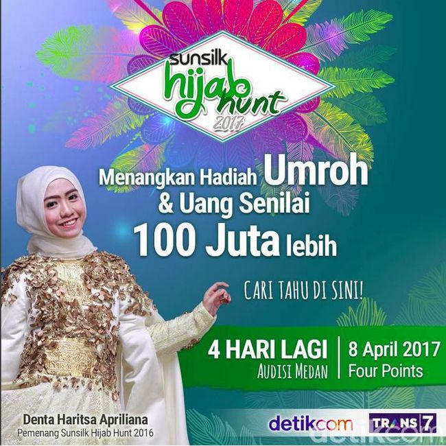 Hijabers Medan, Ayo Ikut Audisi Sunsilk Hijab Hunt 2017 di 