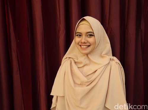 Cantiknya Adik Rachel Maryam di Audisi Sunsilk Hijab Hunt 