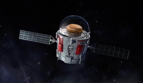 KFC Mengirimkan Sandwich Ayam Pertama ke Ruang Angkasa KFC Mengirimkan Sandwich Ayam Pertama ke Ruang Angkasa
