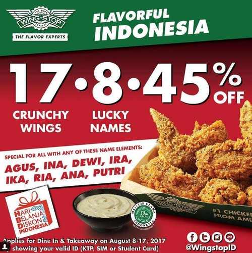 Rayakan HUT RI di 10 Resto Fast Food yang Punya Promo 17 Agustus Ini (2) Rayakan HUT RI di 10 Resto Fast Food yang Punya Promo 17 Agustus Ini (2)